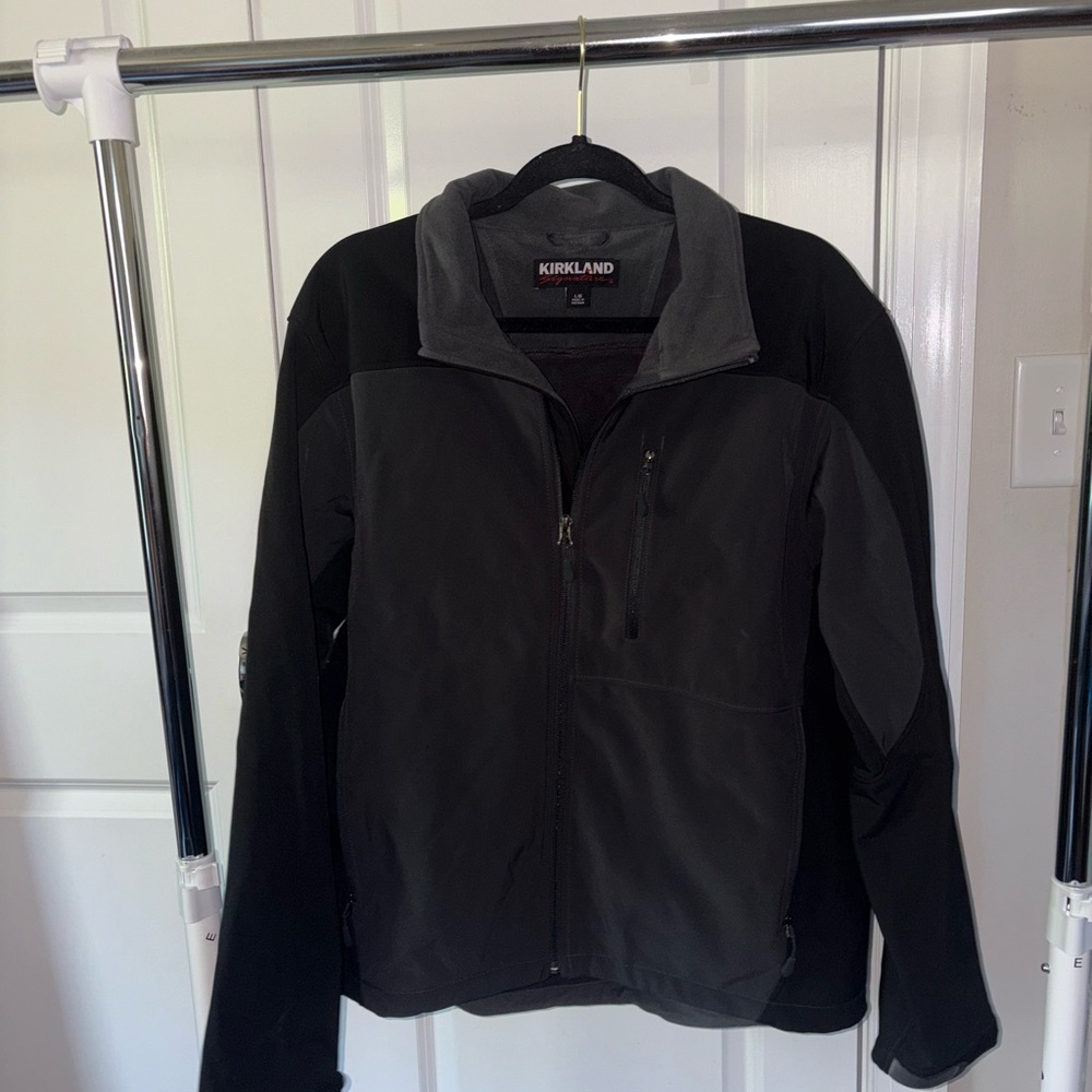 Kirkland Signature Men's Black and Gray Performance Jacket